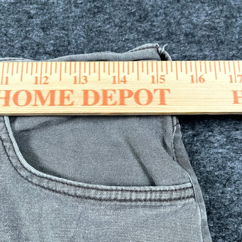 Carhartt Rugged Flex Relaxed Fit Work Pants Mens 33x32 Brown Canvas  Thrashed